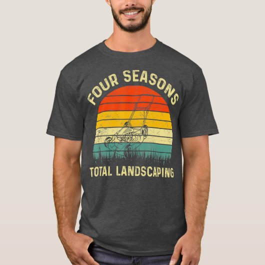 Vier Seizoenen Totale Landscaping Sunset Graphic T-shirt (Voorkant)