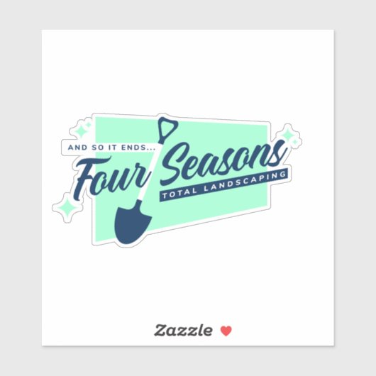 Vier Seizoenen Totale Landscaping Vinyl Sticker (Vel)