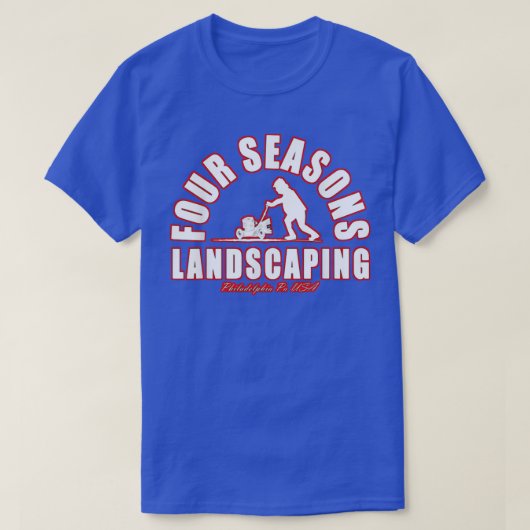vier seizoenen totale landschapsarchitectuur t-shirt (Design voorkant)