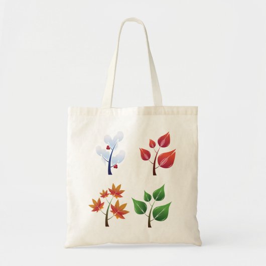 Vier seizoenen tote bag (Voorkant)