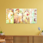 Vier seizoenen van Alfons Mucha, 1896 Canvas Afdruk (Insitu (Woonkamer))