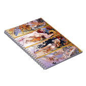 Vier seizoenen van Alphonse Mucha 1895 Notitieboek (Rechterzijde)