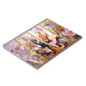 Vier seizoenen van Alphonse Mucha 1895 Notitieboek (Linkerzijde)