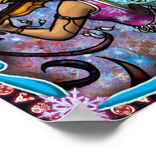 Vier seizoenen - verticaal composiet poster (Hoek)