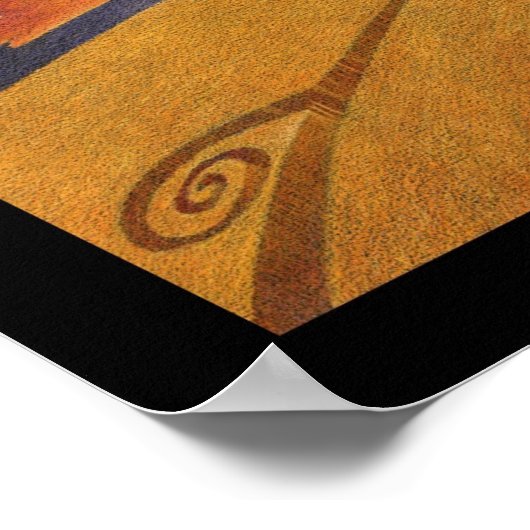 Vier seizoenen - vier elementen poster (Hoek)