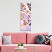 Vier seizoenen - winter canvas afdruk (Insitu (Woonkamer))