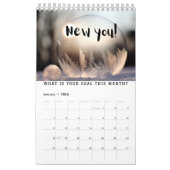 Vier seizoenen - winter, lente, zomer en herfst kalender (Jan 2026)