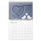 Vier seizoenen - winter, lente, zomer en herfst kalender (Feb 2026)