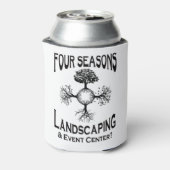 Vier seizoenslandschappen blikjeskoeler (Blikje Achterkant)