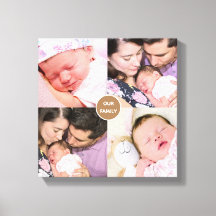 Vier serie foto's uit de familie