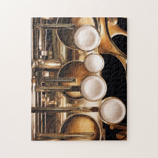 Vier sleutels legpuzzel (Verticaal)