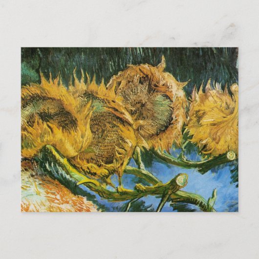 Vier sneeuwbloemen door Vincent van Gogh Briefkaart (Voorkant)