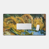 Vier sneeuwbloemen door Vincent van Gogh Bureaumat (Keyboard & Muis)