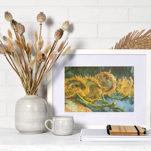 Vier sneeuwbloemen door Vincent van Gogh, Fine Art Poster