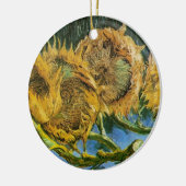 Vier sneeuwbloemen door Vincent van Gogh Keramisch Ornament (Links)