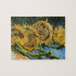 Vier sneeuwbloemen door Vincent van Gogh Legpuzzel