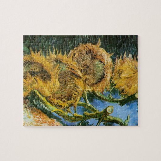 Vier sneeuwbloemen door Vincent van Gogh Legpuzzel (Horizontaal)