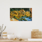 Vier sneeuwbloemen door Vincent van Gogh Poster (Keuken)