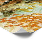 Vier sneeuwbloemen door Vincent van Gogh Poster (Hoek)