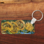 Vier sneeuwbloemen door Vincent van Gogh Sleutelhanger (Voorkant)