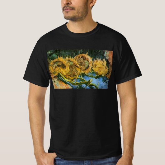 Vier sneeuwbloemen door Vincent van Gogh T-shirt (Voorkant)