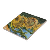 Vier sneeuwbloemen door Vincent van Gogh Tegeltje (Zijkant)
