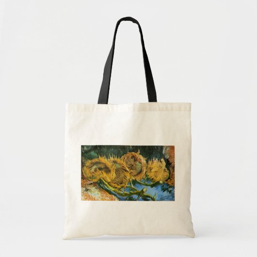 Vier sneeuwbloemen door Vincent van Gogh Tote Bag (Voorkant)