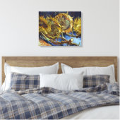 Vier sneeuwbloemen schilderen Vincent van Gogh Canvas Afdruk (Insitu (Slaapkamer))