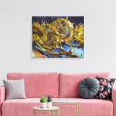 Vier sneeuwbloemen schilderen Vincent van Gogh Canvas Afdruk (Insitu (Woonkamer))