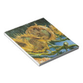 Vier sneeuwbloemen, Vincent van Gogh Notitieblok (Schuin)