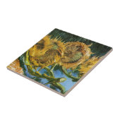 Vier sneeuwbloemen, Vincent van Gogh Tegeltje (Zijkant)