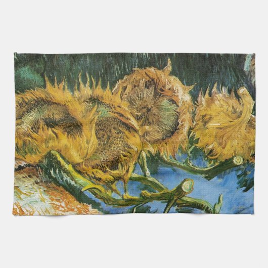 Vier sneeuwbloemen, Vincent van Gogh Theedoek (Horizontaal)
