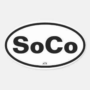 VIER SoCo ovale Stickers
