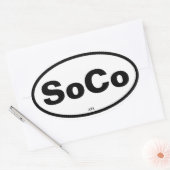 VIER SoCo ovale Stickers (Envelop)