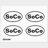 VIER SoCo ovale Stickers (Vel)