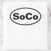 VIER SoCo ovale Stickers (Tas)
