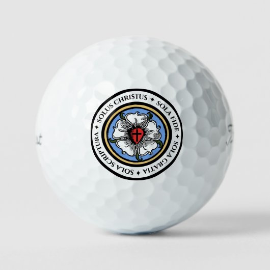 Vier Sola's Golfballen (Voorkant)