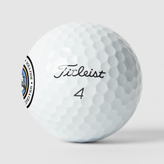 Vier Sola's Golfballen (Logo)