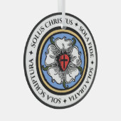 Vier Solas - Lutheran Glas Ornament (Voorkant Rechts)