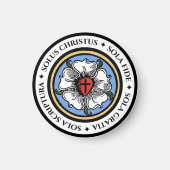 Vier Solas - Lutheran Magneet (Voorkant)