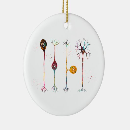 Vier soorten neuronen keramisch ornament (Rechts)