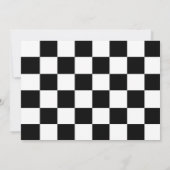 Vier Speed Race Auto Jongen 4e Verjaardagsfeestje  Kaart (Achterkant)