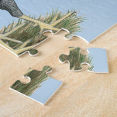 Vier spelhoenderen legpuzzel (Zijkant)