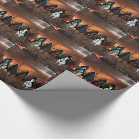 Vier sperma van de Apocalyps Cadeaupapier (Hoek)