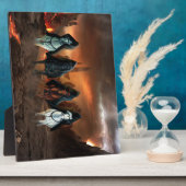 Vier sperma van de Apocalyps Fotoplaat (Zijkant)