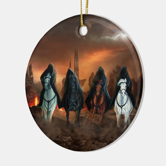 Vier sperma van de Apocalyps Keramisch Ornament (Links)