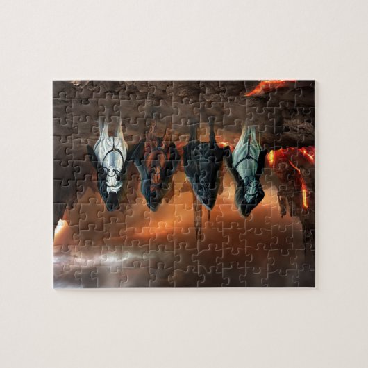 Vier sperma van de Apocalyps Legpuzzel (Horizontaal)