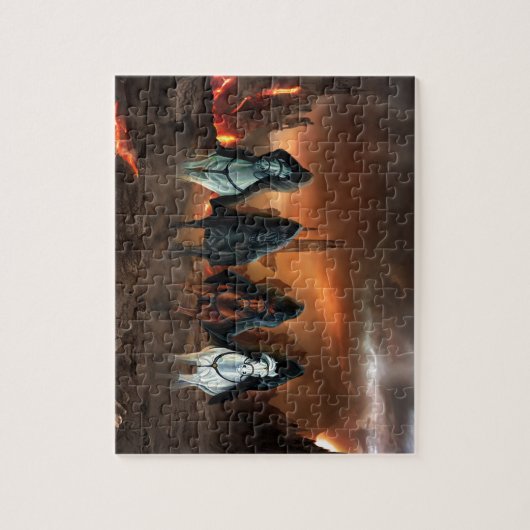 Vier sperma van de Apocalyps Legpuzzel (Verticaal)