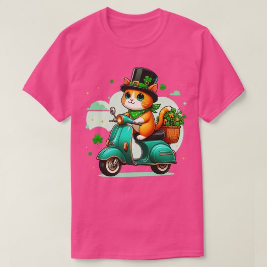 Vier St Patrick's Day met een leuke en kleurrijke  T-shirt (Design voorkant)