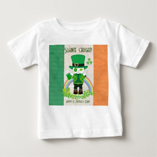 Vier St. Patrick's Day met een Lucky Cat (Voorkant)